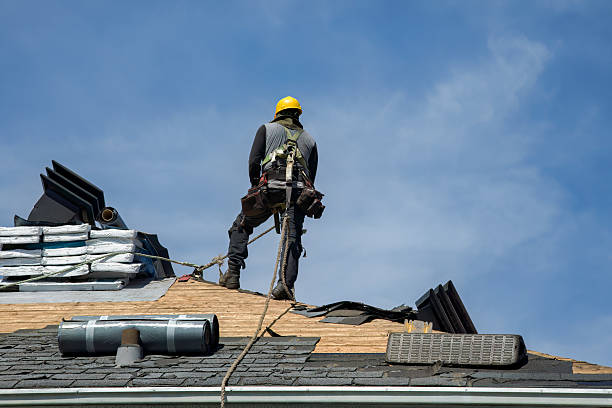 Professional Roofing technician working in Shawnee, KS
